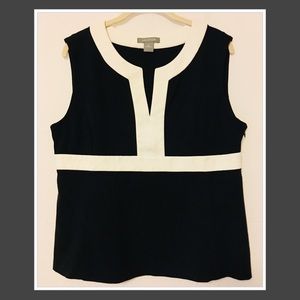 ANN TAYLOR Sleeveless Blouse With Side Zipper